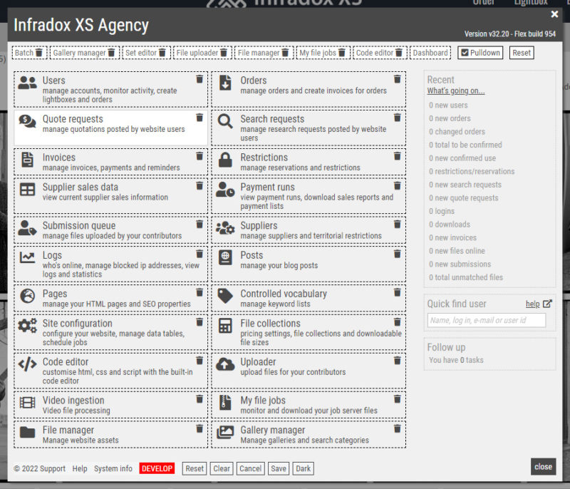 customizing-the-admin-dashboard-and-toolbar-infradox